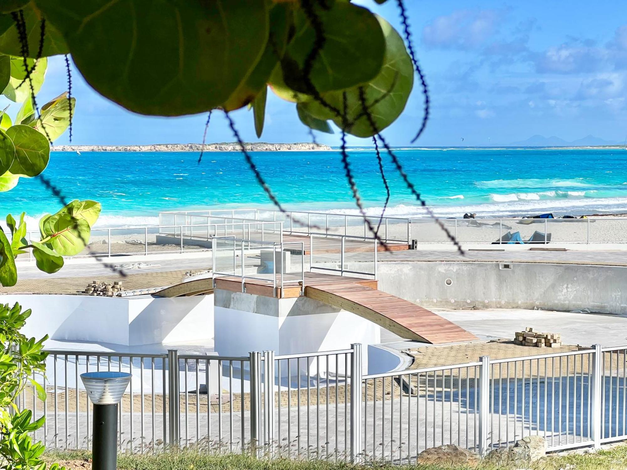 Top Floor Unit 520 Ft2 - 48 M2 With Stunning Dominant View On Ocean, St Barth, Orient Bay クルドサック エクステリア 写真