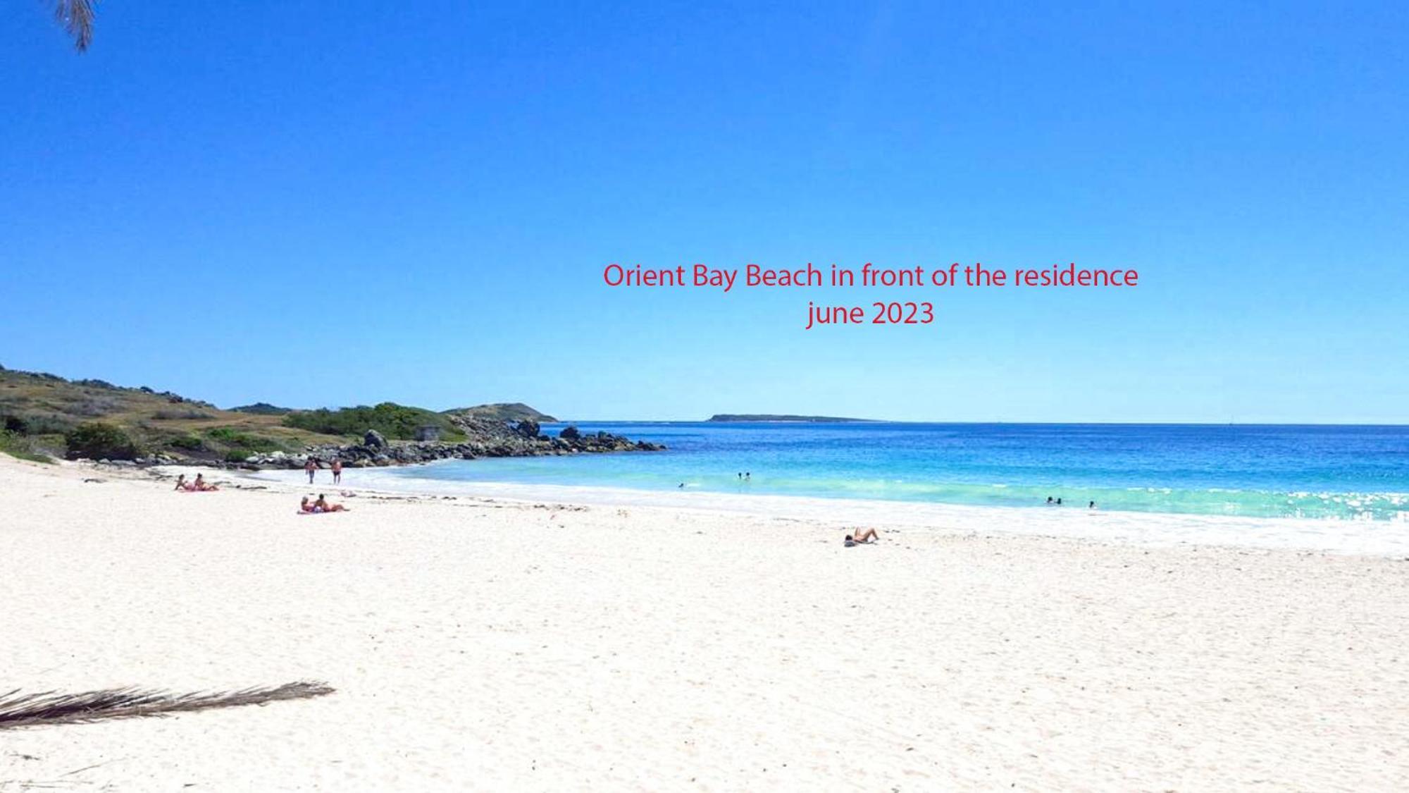 Top Floor Unit 520 Ft2 - 48 M2 With Stunning Dominant View On Ocean, St Barth, Orient Bay クルドサック エクステリア 写真