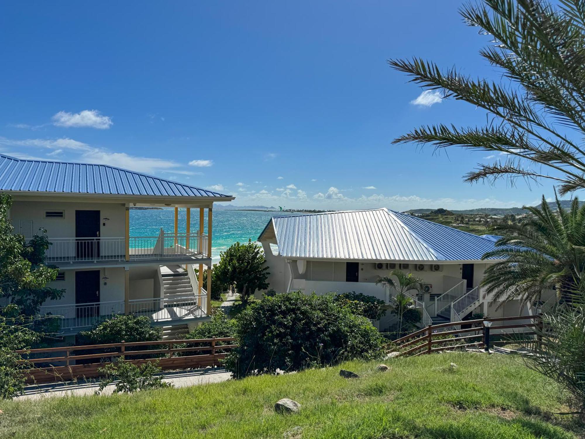 Top Floor Unit 520 Ft2 - 48 M2 With Stunning Dominant View On Ocean, St Barth, Orient Bay クルドサック エクステリア 写真